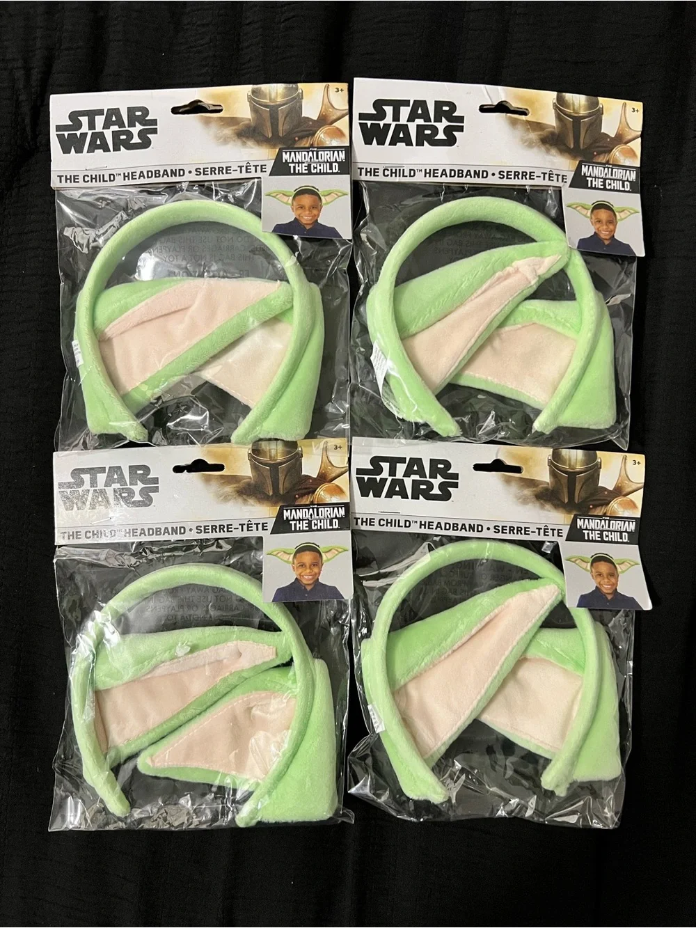 Star Wars The Child “Grogu” “Baby Yoda” Headband Lot of 4